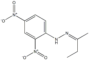 Ethyl Methyl Ketone 2，4-Dinitrophenylhydrazone Chemische Struktur