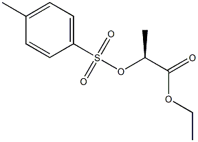 Ethyl L-(-)-O-Tosyllactate 化学構造