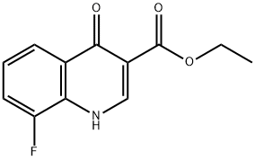 Ethyl 8-fluoro-4-oxo-1，4-dihydroquinoline-3-carboxylate Chemical Structure