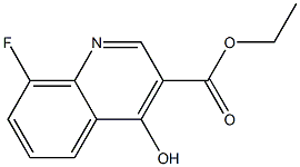 Ethyl 8-Fluoro-4-hydroxyquinoline-3-carboxylate Chemical Structure