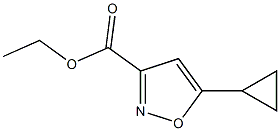 Ethyl 5-Cyclopropylisoxazole-3-carboxylate Chemical Structure