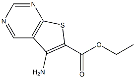 Ethyl 5-Aminothieno[2，3-d]pyrimidine-6-carboxylate Chemical Structure