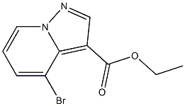 Ethyl 4-bromopyrazolo[1，5-a]pyridine-3-carboxylate Chemische Struktur