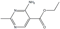 ethyl 4-amino-2-methylpyrimidine-5-carboxylate Chemical Structure