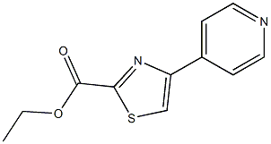 Ethyl 4-(4-Pyridyl)-2-thiazolecarboxylate Chemical Structure