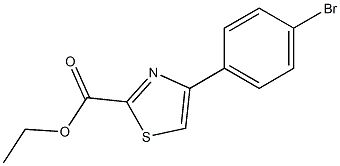 Ethyl 4-(4-Bromophenyl)thiazole-2-carboxylate Chemical Structure