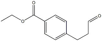 Ethyl 4-(3-oxopropyl)benzoate التركيب الكيميائي