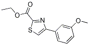 Ethyl 4-(3-Methoxyphenyl)thiazole-2-carboxylate التركيب الكيميائي