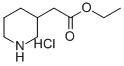 Ethyl 3-Piperidylacetate Hydrochloride 化学構造