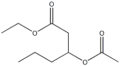 Ethyl 3-Acetoxyhexanoate Chemical Structure