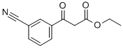 Ethyl 3-(3-cyanophenyl)-3-oxopropanoate Chemical Structure