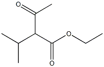 Ethyl 2-isopropylacetoacetate 化学構造