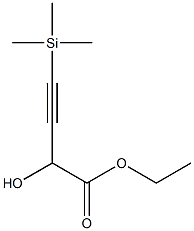 Ethyl 2-Hydroxy-4-(trimethylsilyl)-3-butynoate Chemical Structure