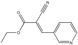 Ethyl 2-Cyano-3-(3-pyridyl)acrylate Chemische Struktur