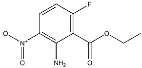 Ethyl 2-amino-6-fluoro-3-nitrobenzoate Chemical Structure