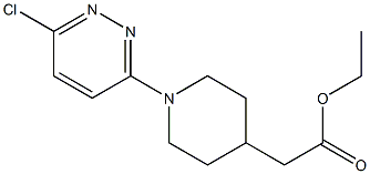 Ethyl 2-[1-(6-Chloro-3-pyridazinyl)-4-piperidyl]acetate Chemical Structure