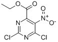 Ethyl 2，6-dichloro-5-nitropyrimidine-4-carboxylate Chemical Structure