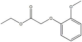 Ethyl 2-(2-methoxyphenoxy)acetate Chemical Structure