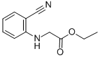 Ethyl 2-(2-Cyanoanilino)acetate 化学構造