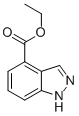 ethyl 1H-indazole-4-carboxylate 化学構造