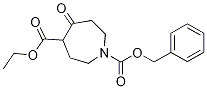 Ethyl 1-Cbz-5-oxoazepane-4-carboxylate Chemische Struktur