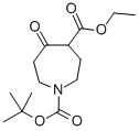 Ethyl 1-Boc-5-oxoazepane-4-carboxylate 化学構造