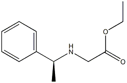 Ethyl (S)-2-(1-Phenylethylamino)acetate Chemical Structure