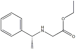 Ethyl (R)-[(1-Phenylethyl)amino]acetate Chemical Structure