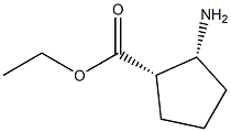 Ethyl (1S，2R)-2-Aminocyclopentanecarboxylate التركيب الكيميائي