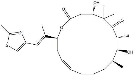 Epothilone C Chemische Struktur