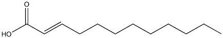 dodec-2-enoic acid Chemische Struktur