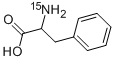 DL-Phenylalanine-15N 化学構造