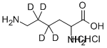 DL-Lysine-4，4，5，5-D4 dihydrochloride Chemical Structure