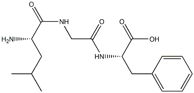 DL-Leucylglycyl-DL-phenylalanine 化学構造