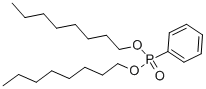 Di-n-octyl phenylphosphonate 化学構造