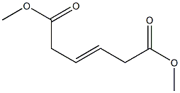 Dimethyl trans-3-Hexenedioate Chemical Structure