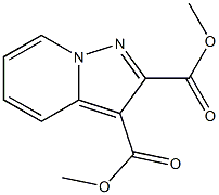 Dimethyl Pyrazolo[1，5-a]pyridine-2，3-dicarboxylate 化学構造