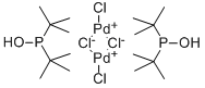 Dihydrogen Di-mu-Chlorodichlorobis(Di-Tert-Butylphosphinito-Kp)Dipalladate(2-) 化学構造