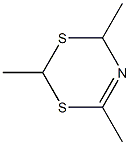 Dihydro-2，4，6-trimethyl-4H-1，3，5-dithiazine 化学構造