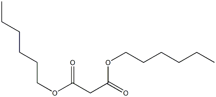 Dihexyl Malonate Chemische Struktur