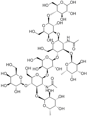 Difucosyllacto-N-hexaose (a) Chemical Structure