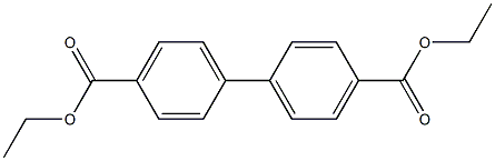 Diethyl 4，4'-Biphenyldicarboxylate التركيب الكيميائي