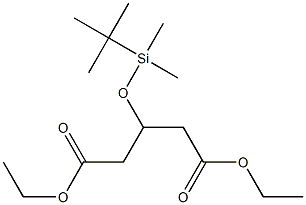 Diethyl 3-(tert-Butyldimethylsilyloxy)glutarate التركيب الكيميائي