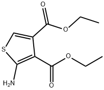 Diethyl 2-aminothiophene-3，4-dicarboxylate Chemische Struktur