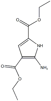 Diethyl 2-Amino-3，5-pyrroledicarboxylate Chemical Structure