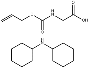 Dicyclohexylamine 2-(((allyloxy)carbonyl)amino)acetate Chemische Struktur