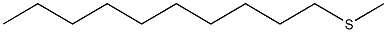 Decyl Methyl Sulfide Chemical Structure