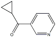 Cyclopropyl(3-pyridyl)methanone 化学構造