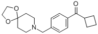 cyclobutyl 4-[8-(1，4-dioxa-8-azaspiro[4.5]decyl)methyl]phenyl ketone Chemical Structure