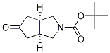 cis-tert-Butyl 5-oxohexahydrocyclopenta[c]pyrrole-2(1H)-carboxylate Chemical Structure